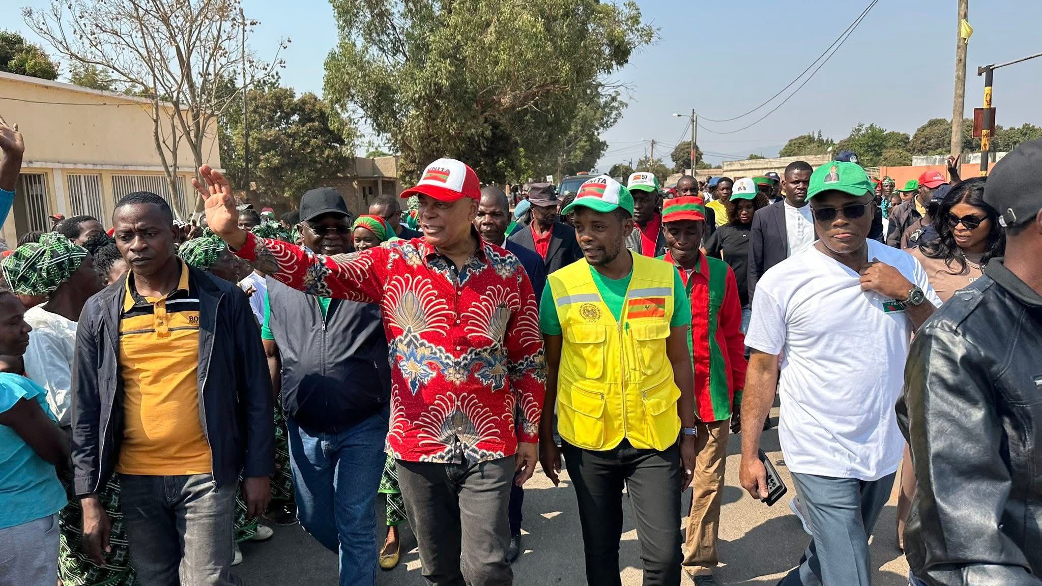Presidente da UNITA no Huambo