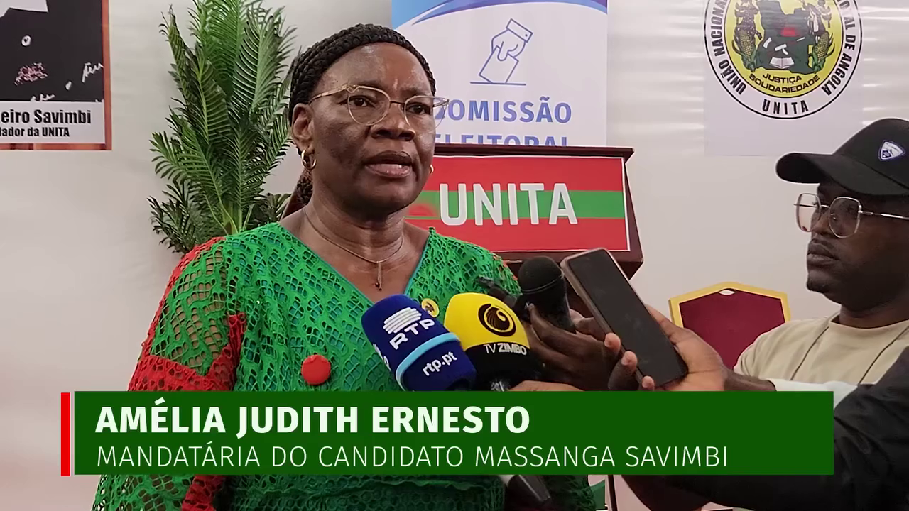 Amélia Judith Ernesto, mandatário do Candidato Rafael Massanga Savimbi