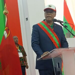 Presidente da UNITA, Adalberto Costa Júnior, durante discurso de vitória