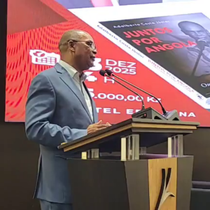 Presidente da UNITA, Adalberto Costa Júnior, durante lançamento do seu livro