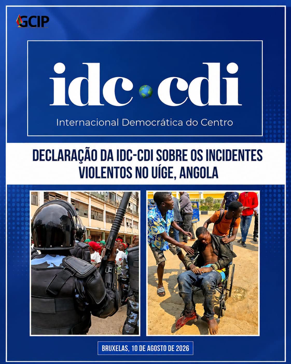 Intolerância política na cidade do Uíge